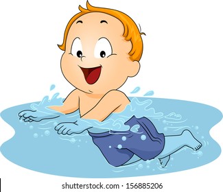 Cartoon Swimming Images, Stock Photos & Vectors | Shutterstock