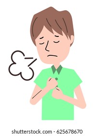 Illustration of a young man doing a gesture