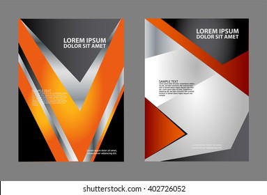 Illustration for your business presentations.. Abstract illustration bor brochure or flyer
