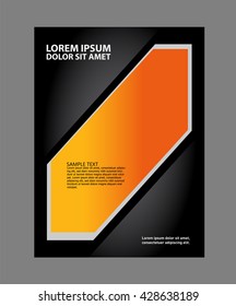 Illustration for your business presentations.. Abstract illustration bor brochure or flyer.
