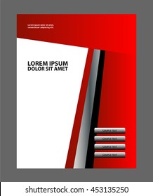 Illustration for your business presentations.. Abstract illustration bor brochure or flyer.
