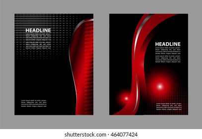 Illustration for your business presentations.. Abstract illustration bor brochure or flyer.
