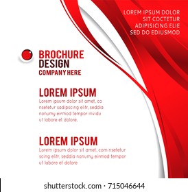 Illustration for your business presentations.. Abstract illustration bor brochure or flyer.