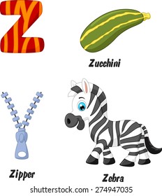 Illustration of Z alphabet