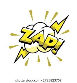 The Illustration of Zap Comic Effect