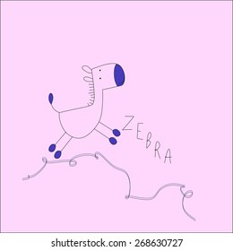 illustration of zebra