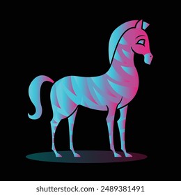 The Illustration of Zebra Gradient
