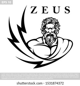 illustration of zeus vector image