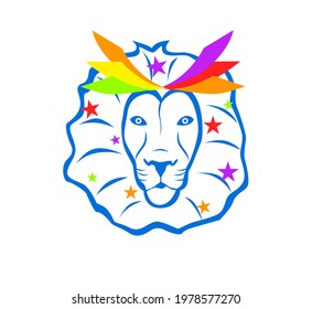 The illustration - zodiac sign in the modern style.