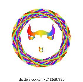 
The illustration - zodiac sign in the modern style.