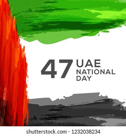 illustration,banner or poster for national day of UAE celebration.