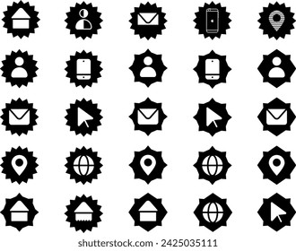 Illustration-Black filled icon, a stylish and modern design in high-quality JPG. Perfect for digital and print media.