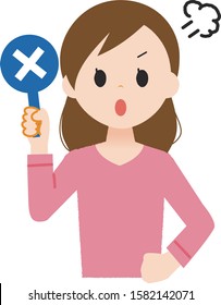 As for the illustration,female wrong sign.