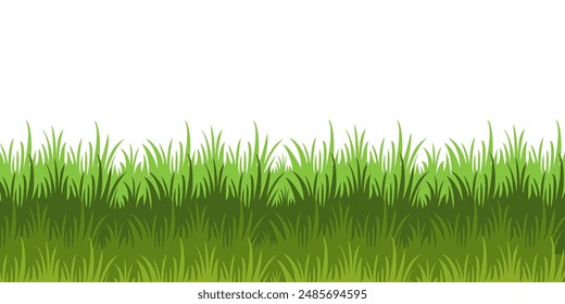 
ilustración hierba verde, colección. Ilustración vectorial de Naturaleza, pasto del ecosistema terrestre.