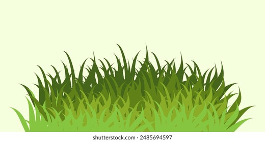 
ilustración hierba verde, colección. Ilustración vectorial de Naturaleza, pasto del ecosistema terrestre.