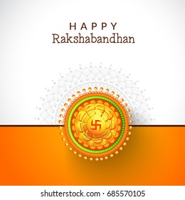 Illustration,greeting card of decorative rakhi for raksha bandhan background.