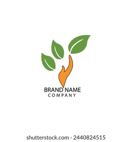IllustrationHand graphic vector of shamrock four leaf or green clover logo design template