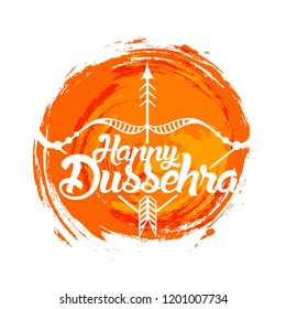 Illustration,Poster Or Banner For Happy Dussehra.