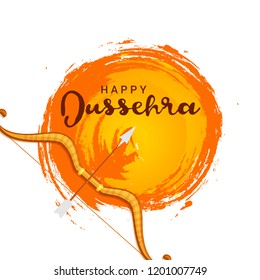 Illustration,Poster Or Banner For Happy Dussehra.