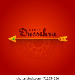 Illustration,Poster Or Banner For Indian Festival Of Dussehra.