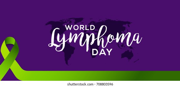 Illustration,Poster Or Banner Of World Lymphoma Awareness Day.