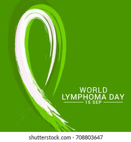 Illustration,Poster Or Banner Of World Lymphoma Awareness Day.