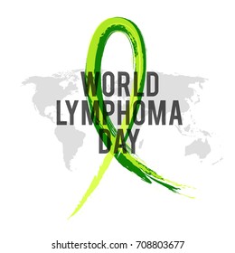 Illustration,Poster Or Banner Of World Lymphoma Awareness Day.