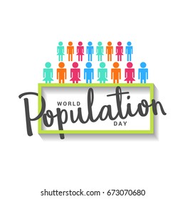 Illustration,Poster Or banner Of World Population day. Illustration,Poster Or banner Of World Population day.