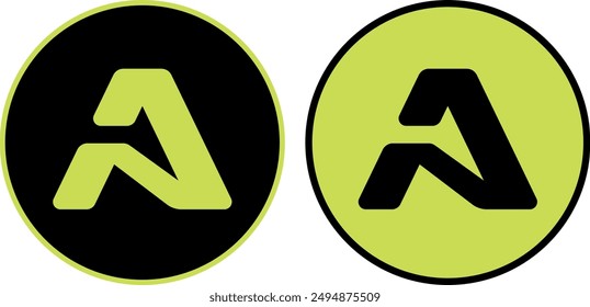 Illustrations of aethir-ath cryptocurrency logos on abstract background. 3d illustrations.