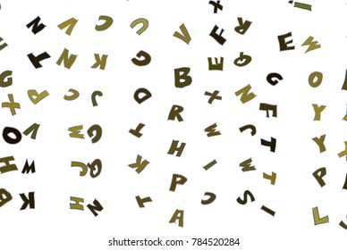 Illustrations of alphabets letters. Good for web page, wallpaper, graphic design, catalog, texture or background. Cartoon style vector.