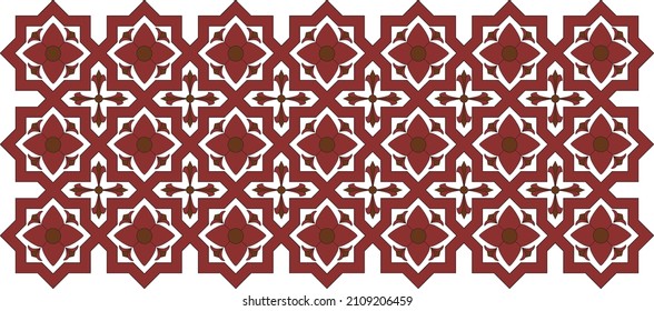 Illustrations of art batik patterns are often found in Aceh, Indonesia