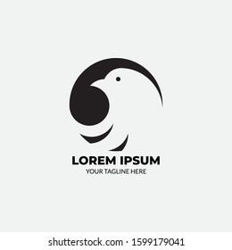 Illustrations Bird Flat Logo Vector