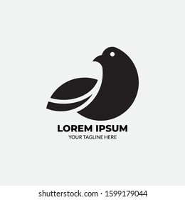 Illustrations Bird Flat Logo Vector