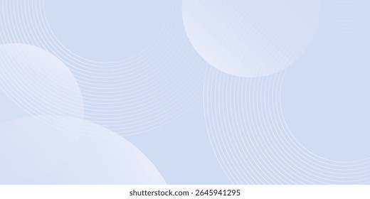 Illustrations blue modern background with circle elements. Digital technology art simple
