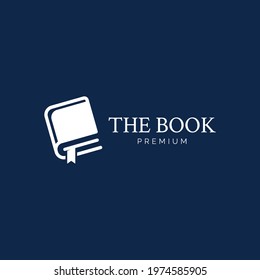 Illustrations of book logo design concept.