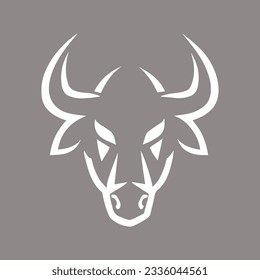  ilustraciones de una cabeza de toro, en el fondo