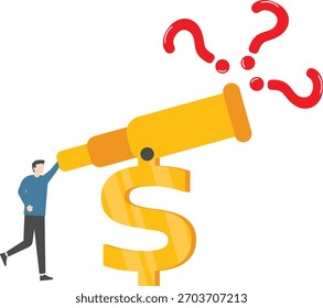 Illustrationen der geschäftlichen Aktivitäten zur Erkundung finanzieller Möglichkeiten

