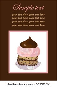 Illustrations of the cake. eps10