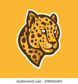Illustrations Cartoon Head Of Cheetah Tiger