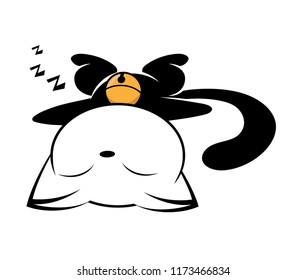 Illustrations of cat action logo on white background, Animals vector of isolated a cute cat icon