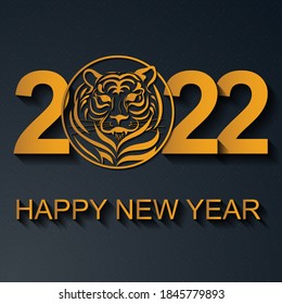 Illustrations for Chinese New Year 2022, year of the Tiger. Lunar new year 2022. Chinese new year background, banner, greeting card
