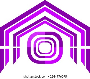 The illustrations and clipart. logo design. concept illustration of a house or buildings