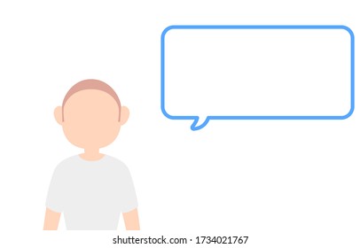 Illustrations commented by people without faces