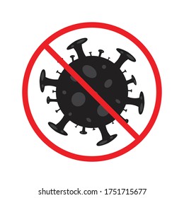 Illustrations concept Coronavirus Cell Icon. Vector illustrate.
