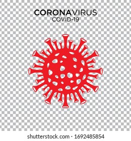 Illustrations concept coronavirus COVID-19. Coronavirus or SARS-CoV-2. Vector illustration - vector eps 10