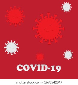 Illustrations concept coronavirus COVID-19. Vector illustrate.