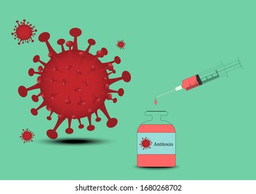 Illustrations concept coronavirus COVID-19. Vector illustrate.