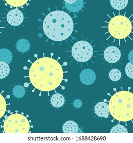  Illustrationen Konzept Coronavirus COVID-19. Vektorillustration.