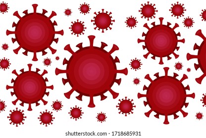 Ilustraciones concepto coronavirus COVID-19. Vector ilustrado.