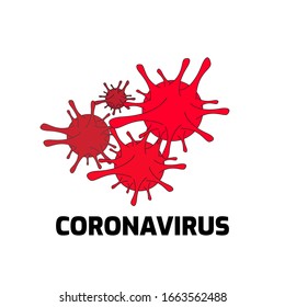 Illustrations concept coronavirus COVID-19. virus wuhan from china. Vector illustrate.